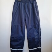 плотные непромокаемые водонепроницаемые штаны синие My Wear Young