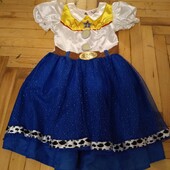 Карнавальное красивое платье Джесси из мультфильма История игрушек на 6-8 лет