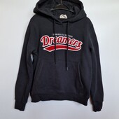 Теплый черный батник худи толстовка на флисе Giordano на 11-13 лет