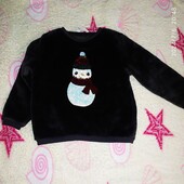 Піжама тепленький, м'якесенький домашній світерок H&M 4-6 років 110-116 см