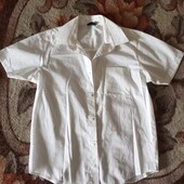 Рубашка белая. Сорочка біла. Рубашка для мальчика. Сорочка для хлопчика. Next. Заміри на фото фото