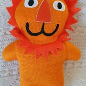Летючий тигр Stores Данія лев помаранчевий м'яка в'язана іграшка Tstores!!!