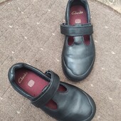 Шкіряні м'які туфлі Кларкс, стелька 18,5 см