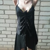 Пеньюар нейлоновий чорний