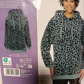 6729.Плюшева довга тепла кофта М 40/42