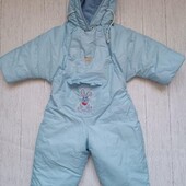 Новий демісезонний комбінезон р. 74 на дівчинку
