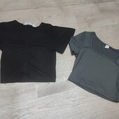 Фірмовий комплект укорочених футболок 134-140