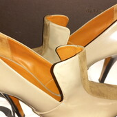 Celine, Classic Flap Бежеві шкіряні туфлі, оригінал!!!