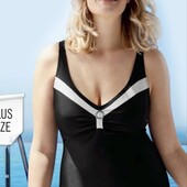 Esmara брендовый новый купальник цвет черный размер L XL евро 46 в упаковке!!!