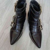 M&S брендовые стильные деми ботиночки экокожа размер 36/37
