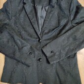 Брендовий жакардовий піджак, розмір 46 євро