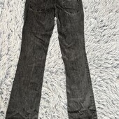 Черные штаны брюки джинсы с низкой посадкой