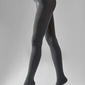 Теплі сірі колготки на флісі