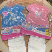 Комплект одягу для Baby Born та інших ляльок 42см.+ 1 памперс! Один на вибір!!!