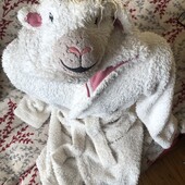 Дуже теплий халат, як шуба, мягусенький, 10-11 р 140-146 см. Fat Face. в ідеалі