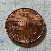 Монета США 1 цент 2003