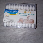 Вушні палочки дитячі з обмежувачем