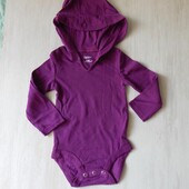 Боді з довгим рукавом hanes 12/18міс