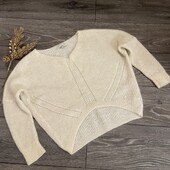 Молочний светр-павутинка,від Suncoo,розмір S-M.Cтан нового