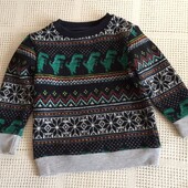 Светр світшот зима 12-18/86 Теплий, мягкий, комфортный 100% полиестр