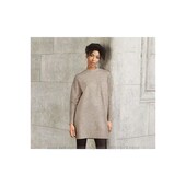 Жіноча тепла туніка сукня оверсайз, esmara, розмір м 40-42, бежевий