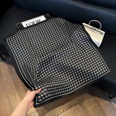 Платок стильный трендовый Искусственный шелк 70*70 см арт 60