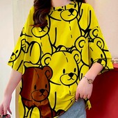 Жіноча футболка, прінт ведмедики