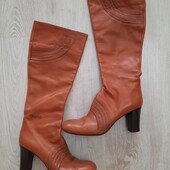 Крутезні сапоги демісезонні від Miss Sixty, Італія, розмір 41, стелька 27.