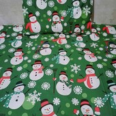 Простирадло двоспальне та дві наволочки 50х70 см. Бязь Голд Люкс