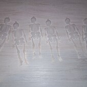 декор скелети. 6 підвісок