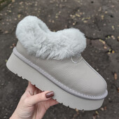 Хіт.Стильні,зручні короткі уги з хутром.Натуральна шкіра!