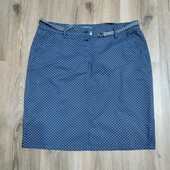 Джинсова спідниця в принт, розмір 44євро( повноцінний наш 52р.)