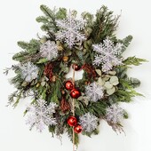 Рождественские украшения в виде снежинок, блестящие искусственные белые снежинки, подвески для елки,