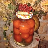 Помідори мариновані з часником і кропом, 1.5 л