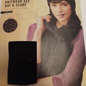 Жіночий комплект шарф+ шапка Esmara (Німеччина) Розмір one size ( підійде на розмір (S/M)