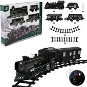 Великий Ігровий набір Залізниця з парою, світлом і звуком