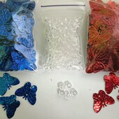 Кришталеві намистини і метелики, 450шт