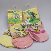 ❣️Looney Tunes шкарпетки на 3 пари на 18-24 міців