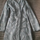 Идеальный плюшевый халат р.S,42-44 ❤️