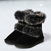 Шыкарные натуральные угги с опушкой для девочек 32-37 р..Готовимся к холодам!!!!