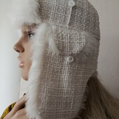 Стильная зимняя шапка