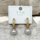 Сережки медсплав позолота