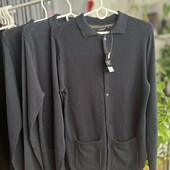 Якісний чоловічий светр на кнопках, 100% бавовна