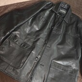 Trekway, XL оверсайз натуральна шкіряна утеплена куртка, ідеальний стан