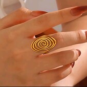 Каблучка, кільце, спіраль, медзолото. Розмір регулюється.