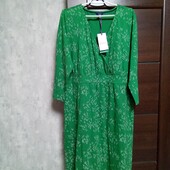 Новое брендовое трикотажное коттоновое платье р.20.