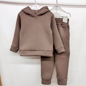 Костюм Теплий 3-х нитка Фліс піньє На ріст 128-134 Не кошлатиться Колір запитуйте