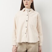 Вельветова сорочка оверсайз, XS