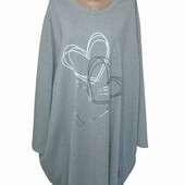 Симпатичное теплое платье-туника большого размера