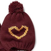 Красива в'язана шапка з помпоном від tchibo(німеччина) розмір універсальний